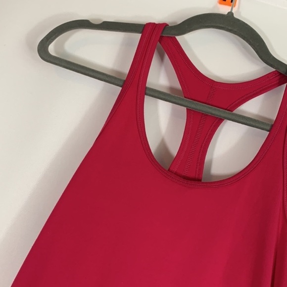 Nike Dri-Fit Dark Pink Athletic Tank Top - Picture 2 of 6